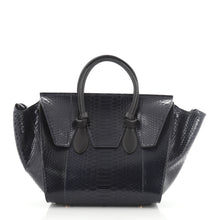 Celine Tie Knot Tote Python Small