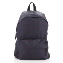 Balenciaga Explorer Backpack Logo Print Nylon