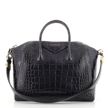 Givenchy Antigona Bag Crocodile Embossed Leather Medium