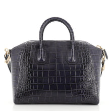 Antigona Bag Crocodile Embossed Leather Medium