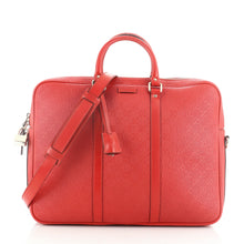 Gucci Convertible Briefcase GG Embossed Leather Large