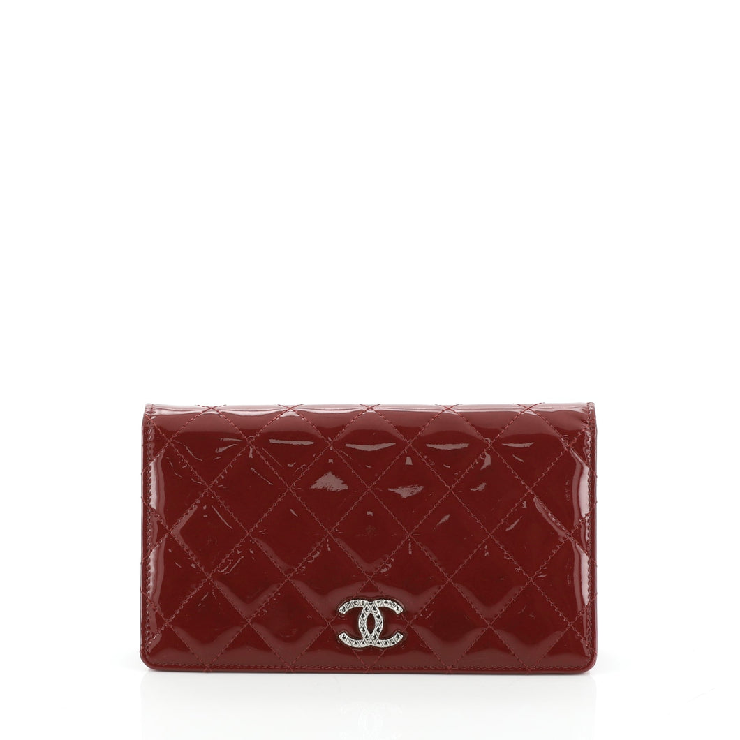 Chanel Brilliant L-Yen Wallet Quilted Patent