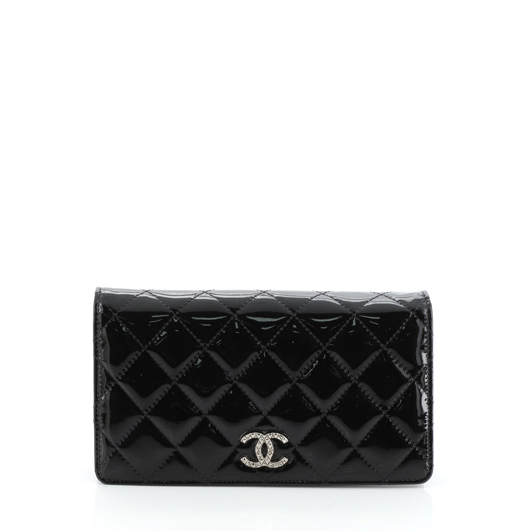 Chanel Brilliant L-Yen Wallet Quilted Patent