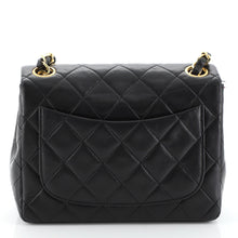 Vintage Square Classic Single Flap Bag Quilted Lambskin Mini