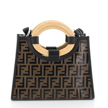 Runaway Tote Logo Embossed Leather Small