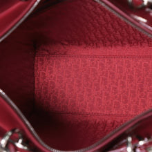 Lady Dior Handbag Cannage Quilt Patent Large