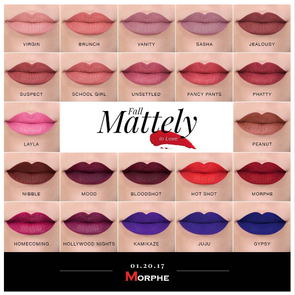 Allure.com - Morphe Matte Liquid Lipsticks