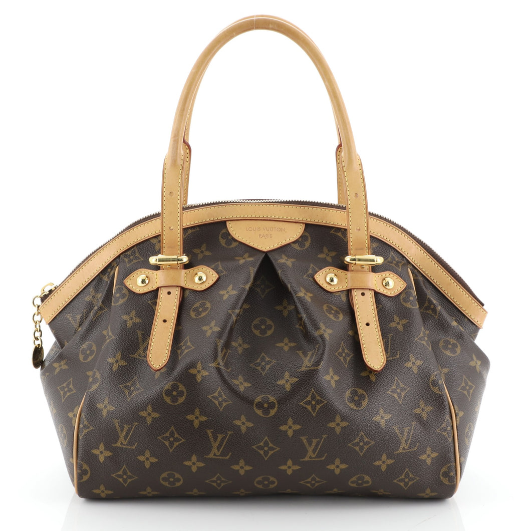 Louis Vuitton Tivoli Handbag Monogram Canvas GM Brown 473131